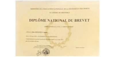 Remise des diplômes du Brevet session 2021